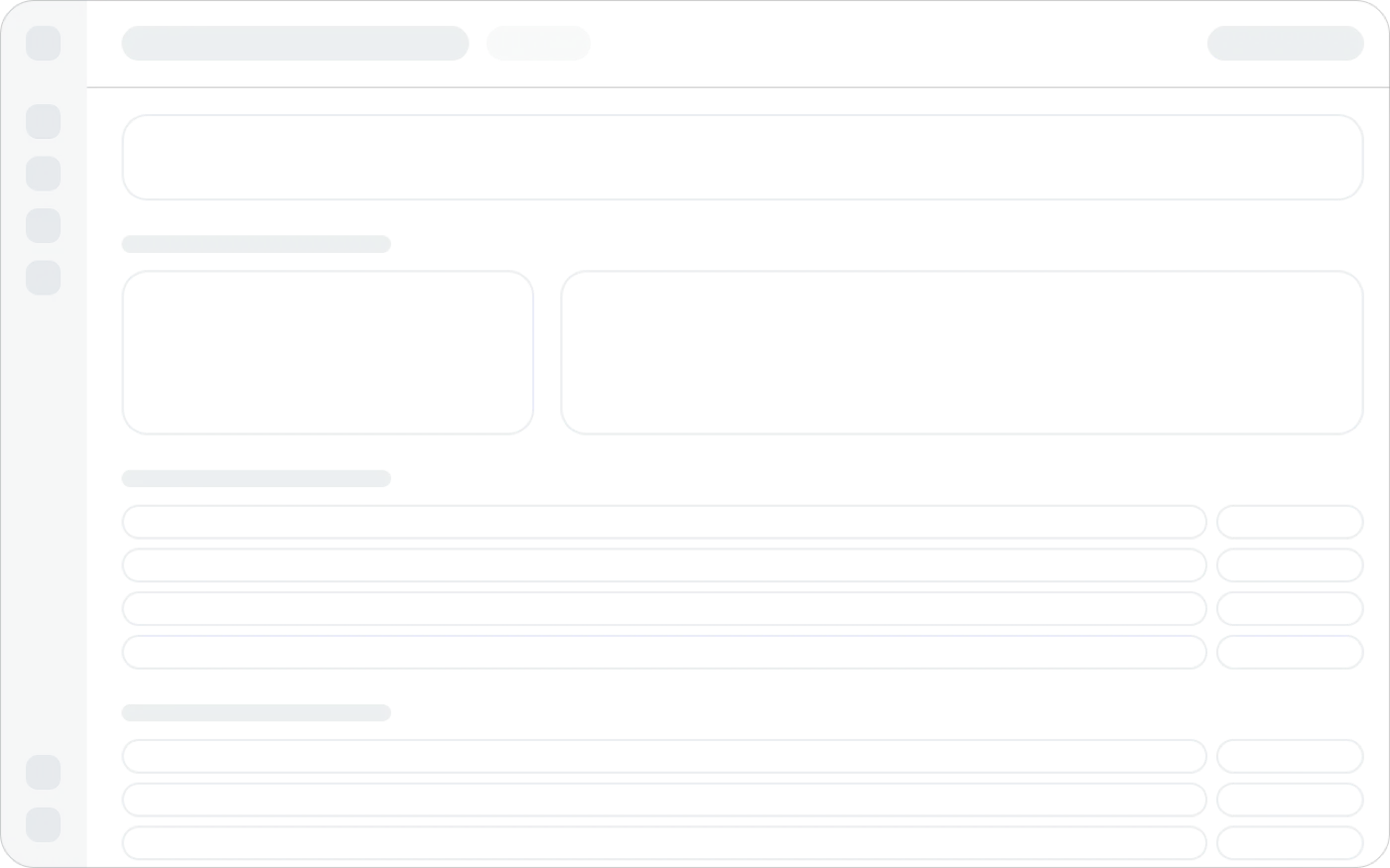 Homepage screen after the modernization